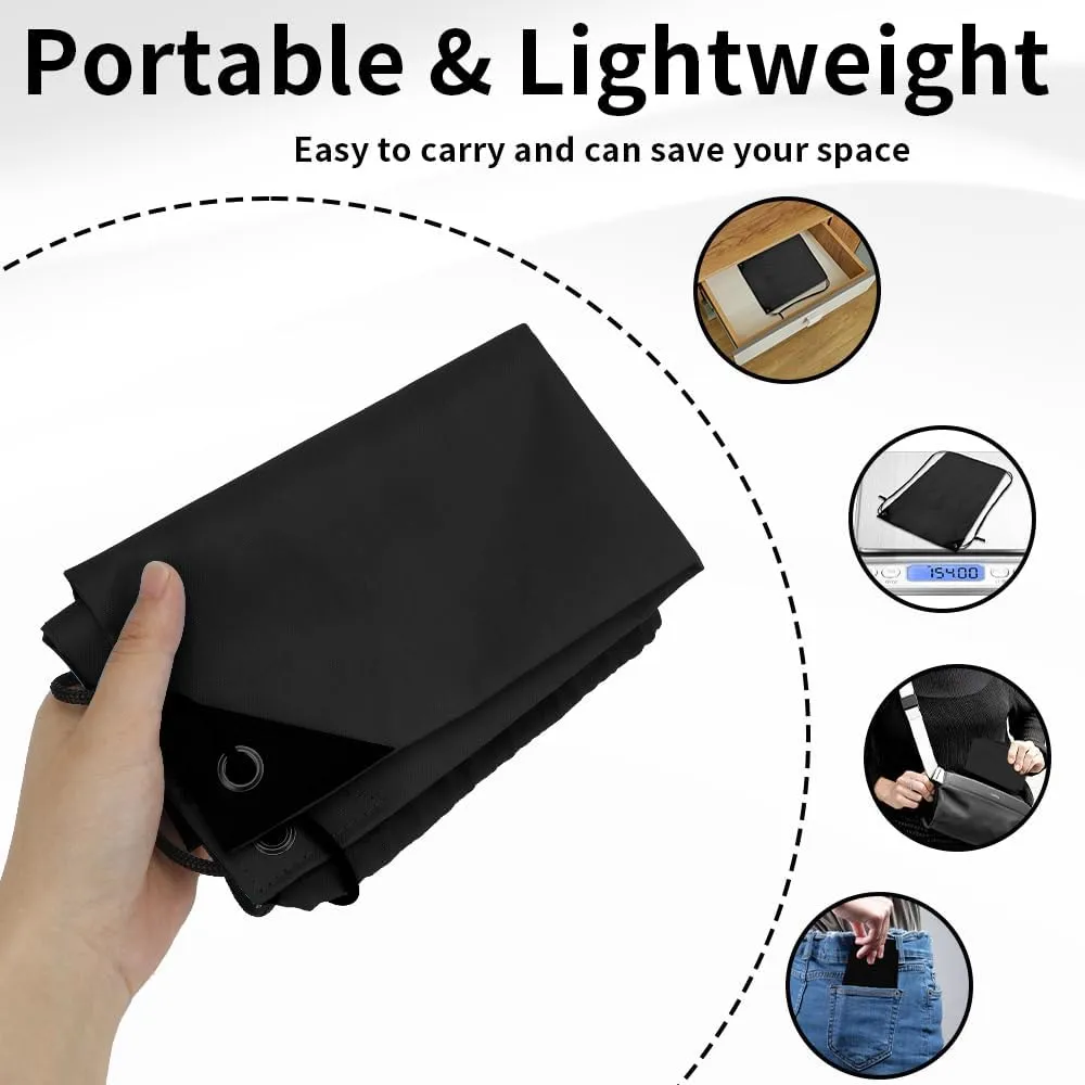 10 PCS Drawstring Backpack Bulk Drawstring Bags Waterproof Cinch Bag DIY Drawstring Bag Draw String Back Bag Cinch Sack Nylon String Backpack for Men and Women Sports Gym Travel Swimming, Black