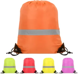 5PCS Drawstring Bag Gym Drawstring Backpacks Portable String Sack Bags Polyester Blank Cinch Drawstring Bags for Sports Travel DIY Gift Storage Bag Set, Multicolor
