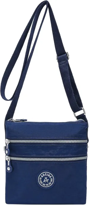 AOCINA Crossbody Purses for Women Lightweight Small Travel Bag Shoulder Purses and Handbags with Multi Zipper Pockets
