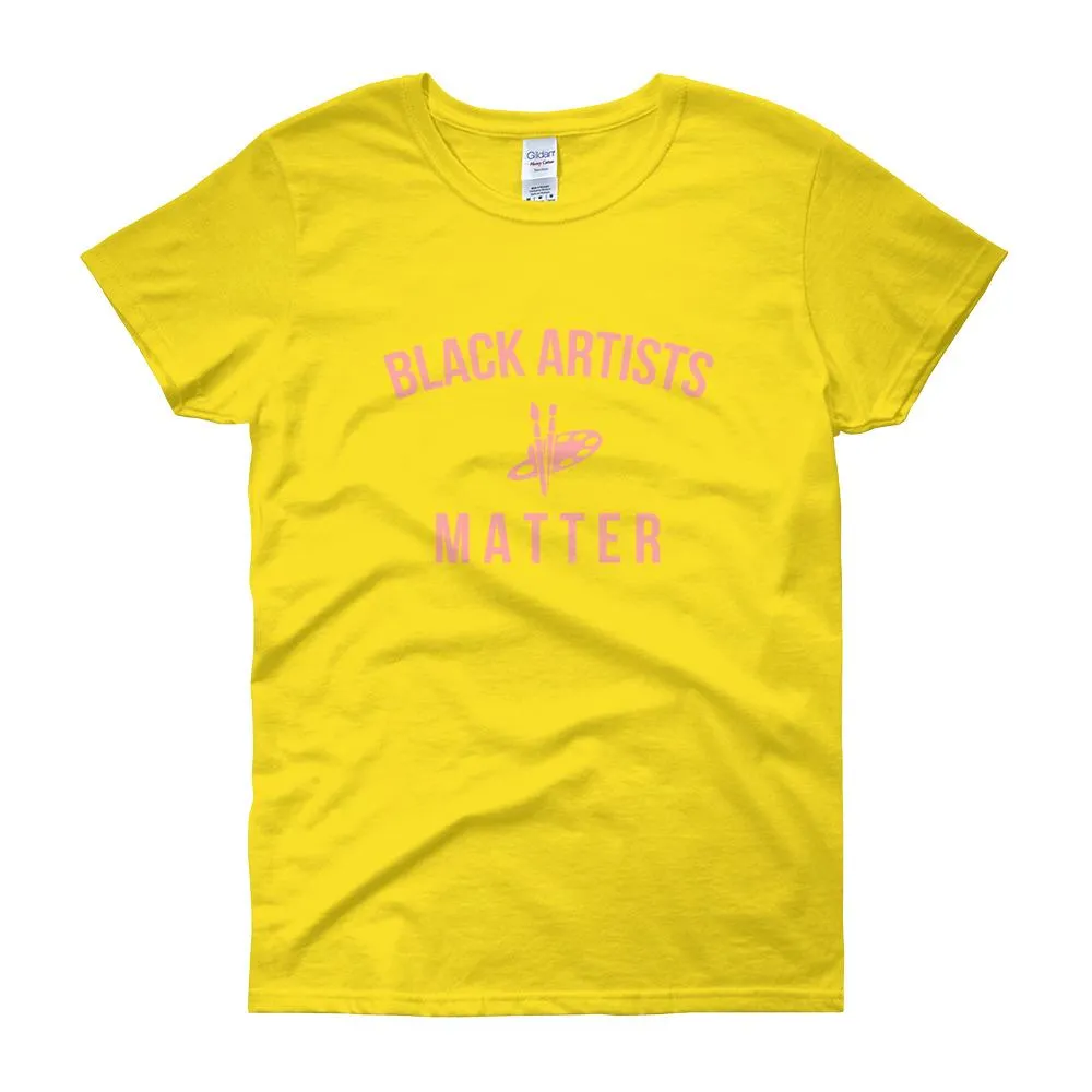 Black Artists Matter - Women's short sleeve t-shirt