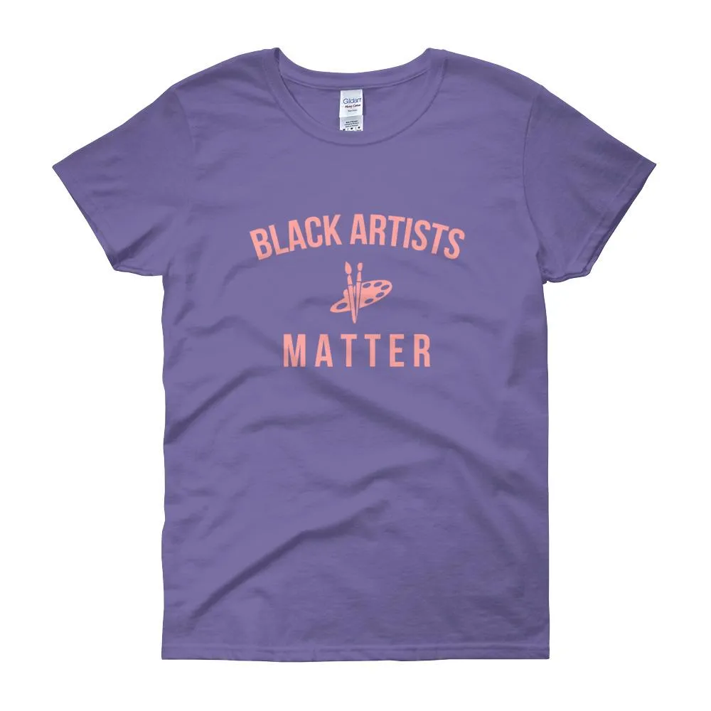 Black Artists Matter - Women's short sleeve t-shirt