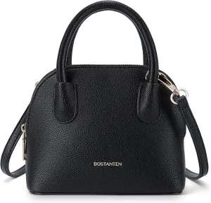 BOSTANTEN Small Crossbody Bag Mini Purses for Women Trendy Cute Vegan Leather Satchel Handbag with Detachable Shoulder Strap