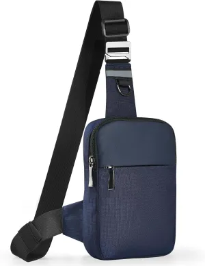 BROADREAM Upgrated Mini Sling Bag Small Crossbody Bags with RFID Blocking Waterproof Phone Chest Bag for Travel