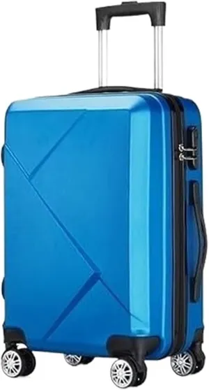 Carry-on Suitcase Luggage Carry On Luggage Hardcase Suitacse With Spinner Wheels Lightweight Hardshell Suitcase Carry-on Suitcases Carry On Luggages (Color : Blue, Size : 20in)