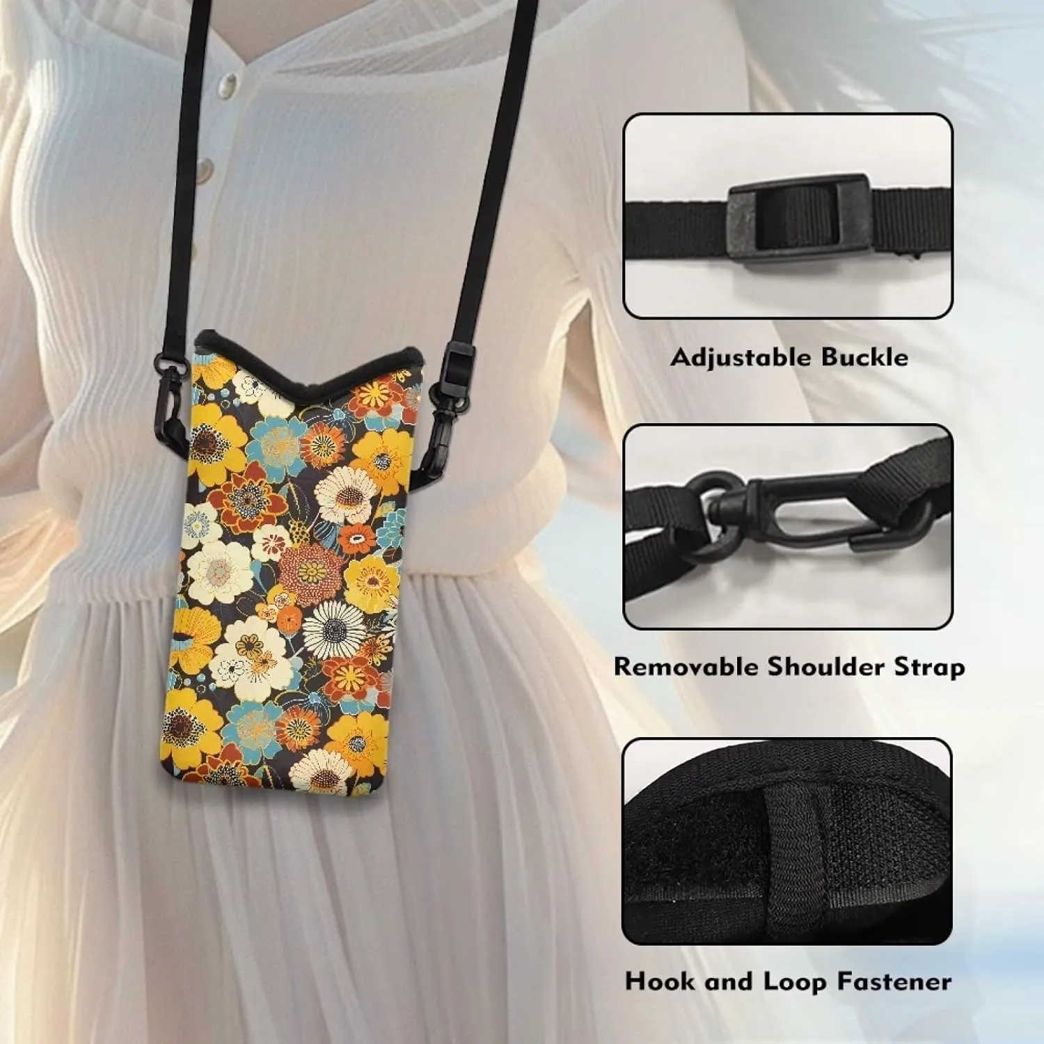 Cross Body Cell Phone Purse for Women Ladies Crossbody Phone Bag Travel Bags Fanny Pack Purses for Shopping Dating