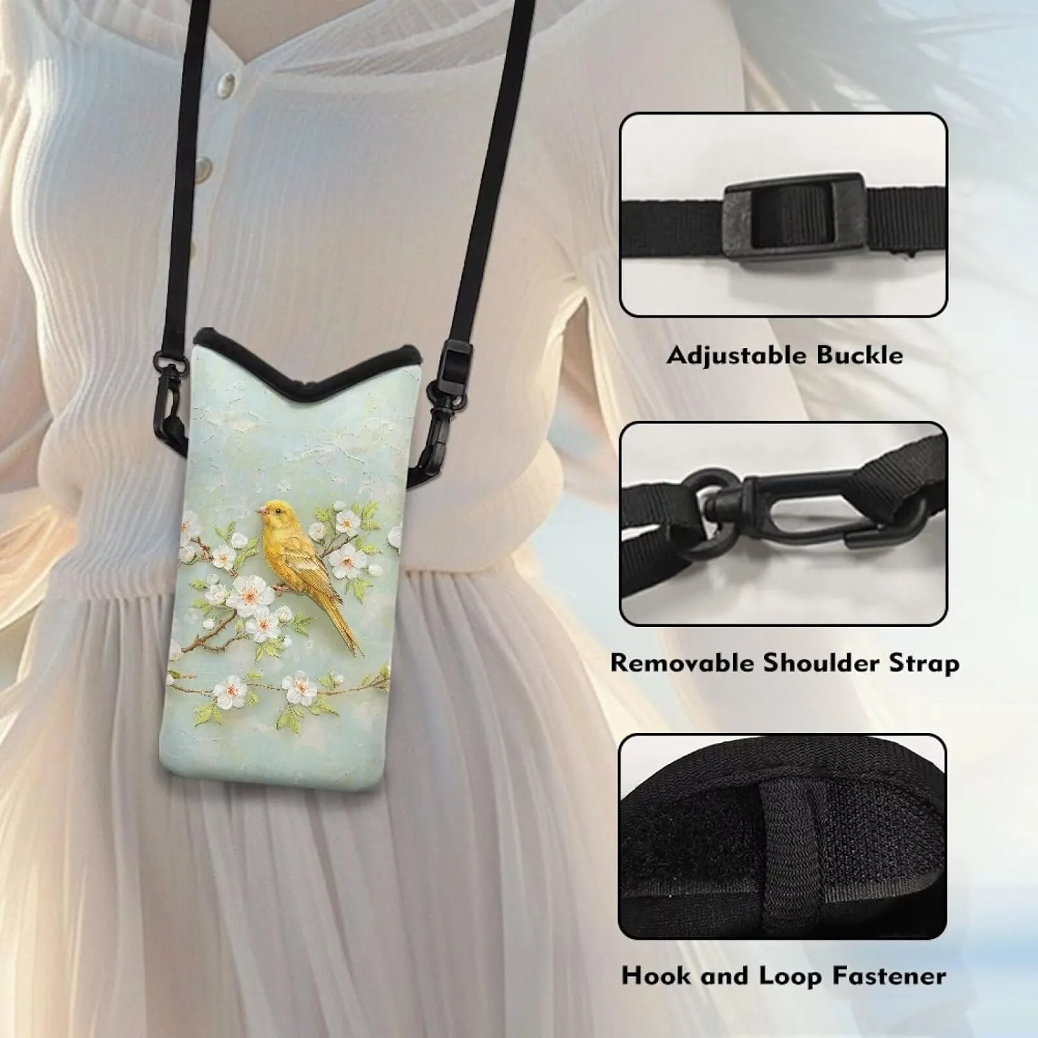 Cross Body Cell Phone Purse for Women Ladies Crossbody Phone Bag Travel Bags Fanny Pack Purses for Shopping Dating