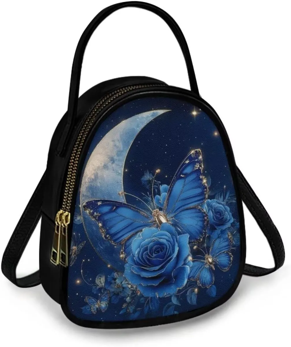 FOR U DESIGNS Mini Crossbody Bags for Women Cute Shoulder Handbag with Zipper Leather Satchel Purse for Work Travel