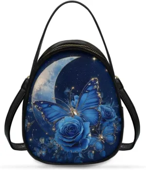 FOR U DESIGNS Mini Crossbody Bags for Women Cute Shoulder Handbag with Zipper Leather Satchel Purse for Work Travel