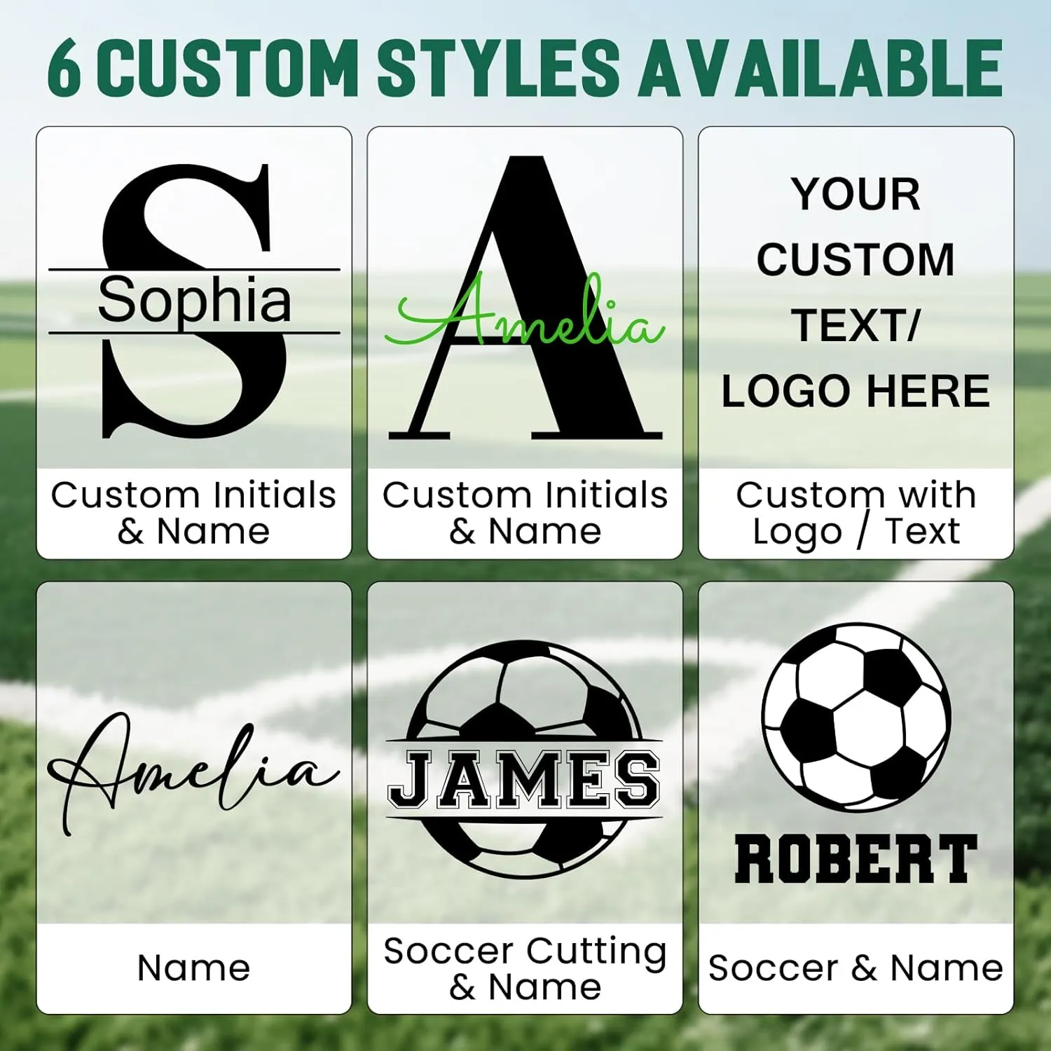Fyore Custom Drawstring Backpacks, Bulk Personalized Drawstring Sports Bags with Soccer and Name for Gym Beach Climb Trips Party Team Events- 13.4x17Inch,12 Colors
