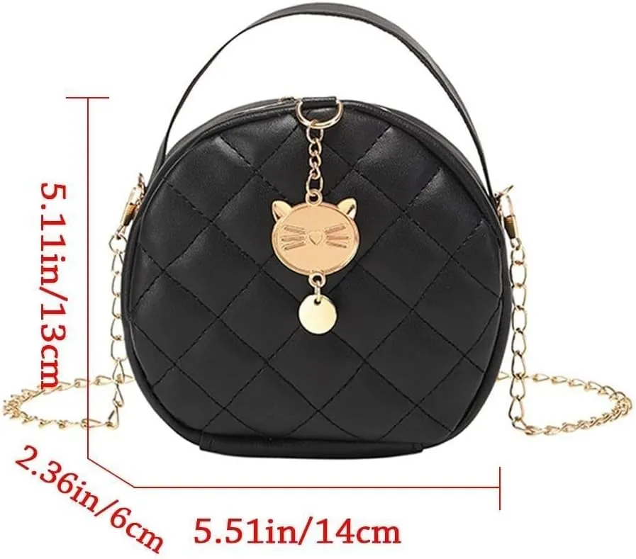 Hanbella Girls Mini Crossbody Bags Cute Small Shoulder Purses for Toddlers Kids Teens Handbags Cellphone Wallets for Women
