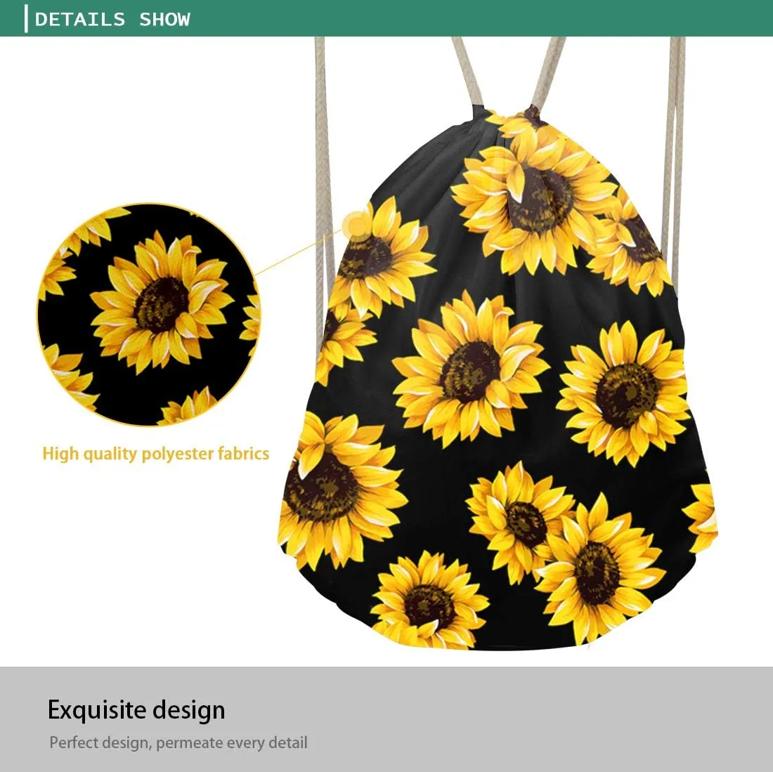 INSTANTARTS Baseball Drawstring Backpacks Polyester Water and Fire Print Training Gymsack Reusable Foldable String Storage Pouch for Boys Men