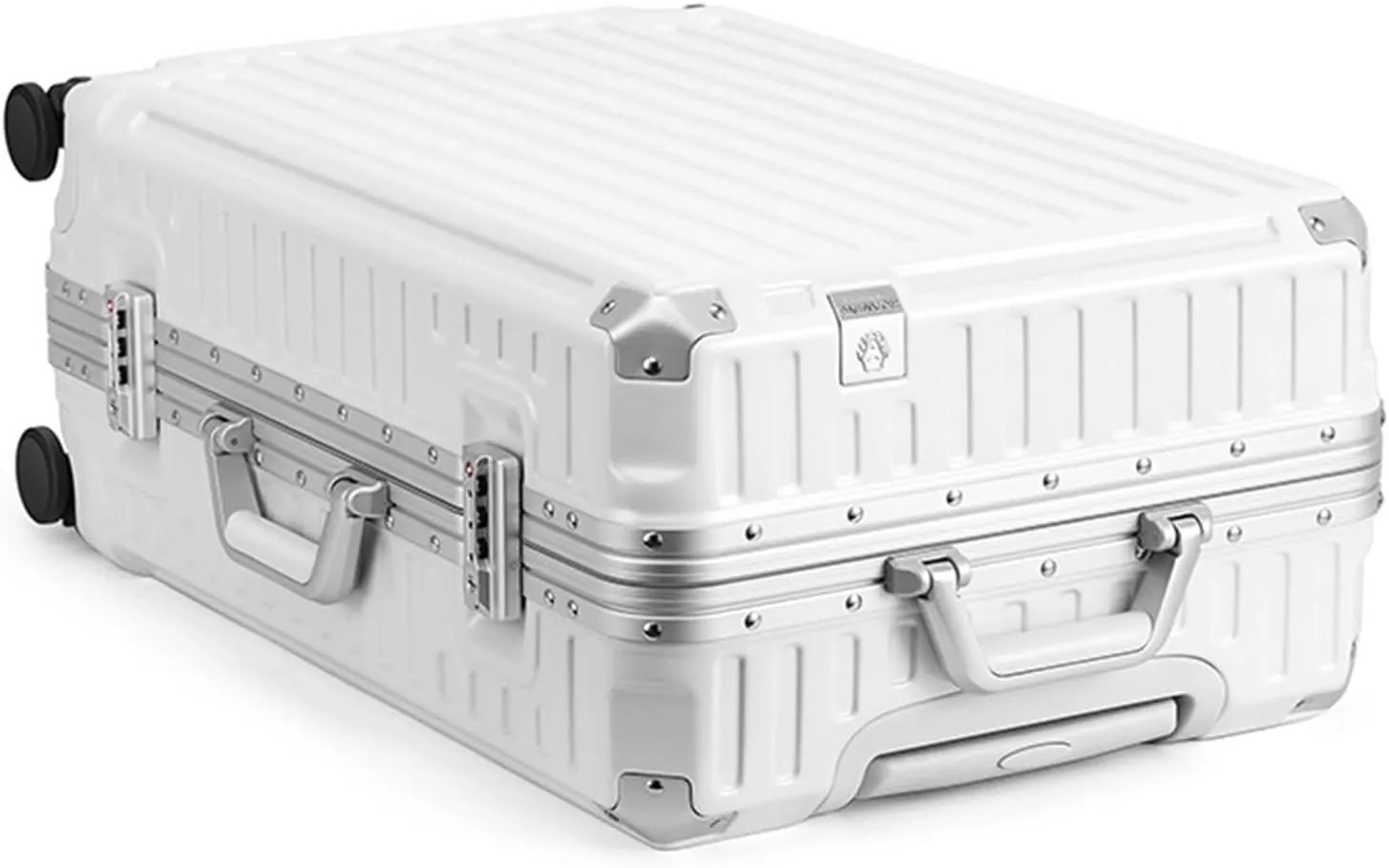 IRYZE Lightweight Suitcase Hard Shell Checked Luggage With Aluminum FrameNo Zipper Suitcase With Spinner Wheels Carry on Luggage (Color : F, Size : 20in)