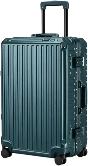 IRYZE Lightweight Suitcase Hard Shell Checked Luggage With Aluminum FrameNo Zipper Suitcase With Spinner Wheels Carry on Luggage (Color : F, Size : 20in)