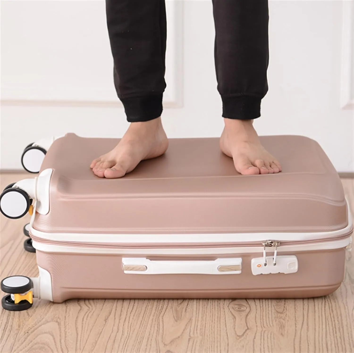 IRYZE Lightweight Suitcase Lightweight Hardside Suitcase With Spinner Wheels, Carry-On Checked In Luggage Suitcase Carry on Luggage (Color : C, Size : 26in)