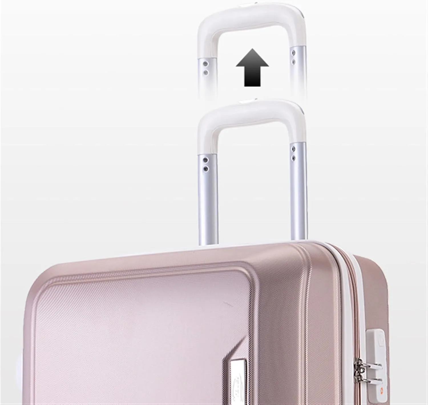 IRYZE Lightweight Suitcase Lightweight Hardside Suitcase With Spinner Wheels, Carry-On Checked In Luggage Suitcase Carry on Luggage (Color : C, Size : 26in)