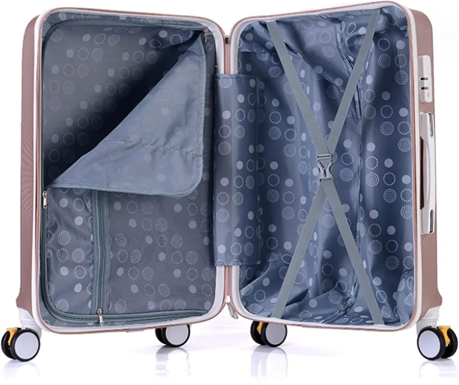 IRYZE Lightweight Suitcase Lightweight Hardside Suitcase With Spinner Wheels, Carry-On Checked In Luggage Suitcase Carry on Luggage (Color : C, Size : 26in)