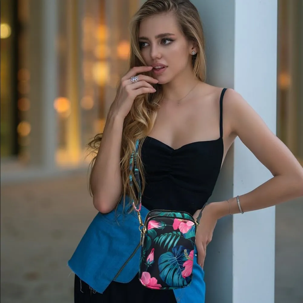 JANKS Small Crossbody Bag for Women Mini Cell Phone Bag Travel Pouch Wallet Purses Adjustable Over Shoulder Strap