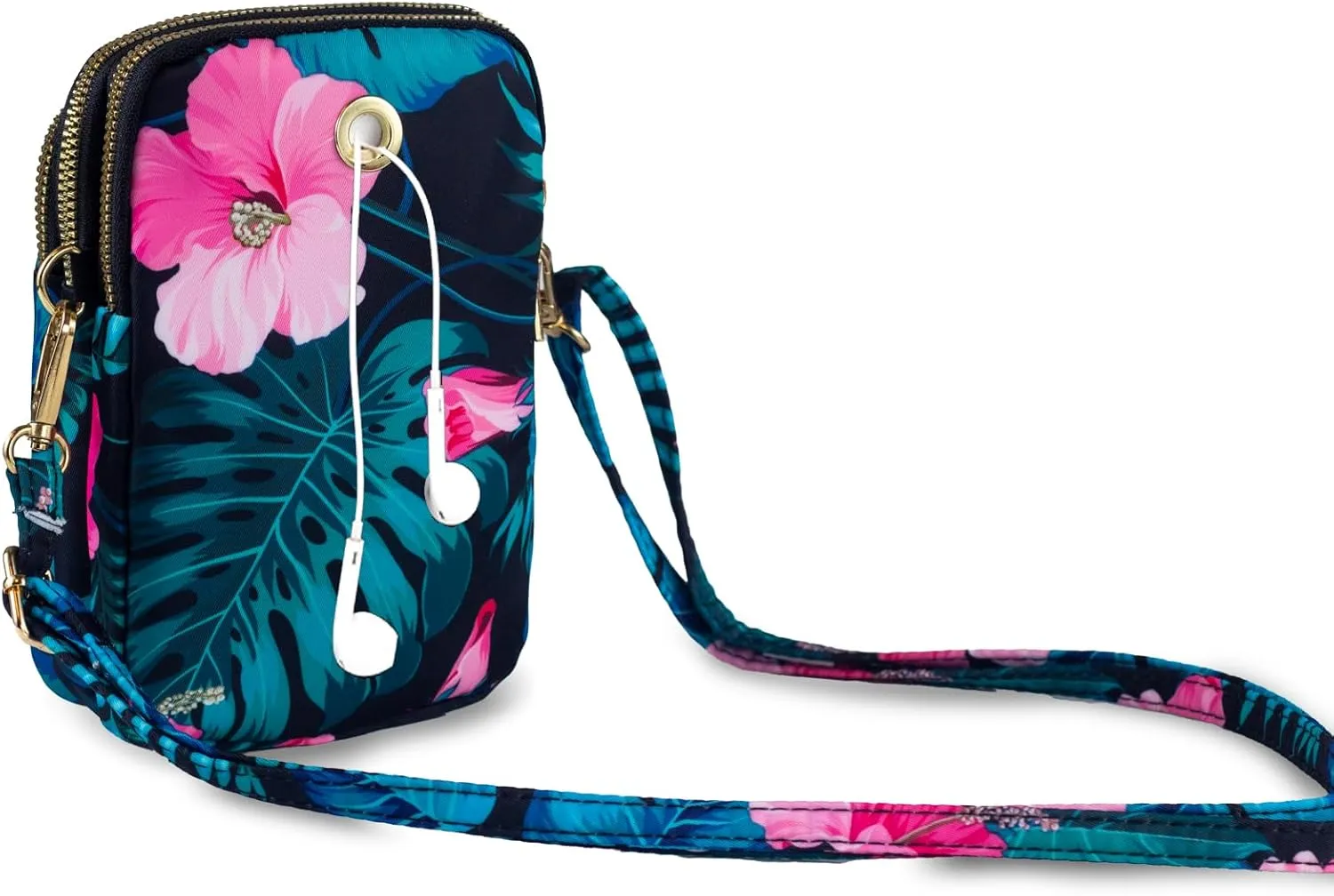JANKS Small Crossbody Bag for Women Mini Cell Phone Bag Travel Pouch Wallet Purses Adjustable Over Shoulder Strap