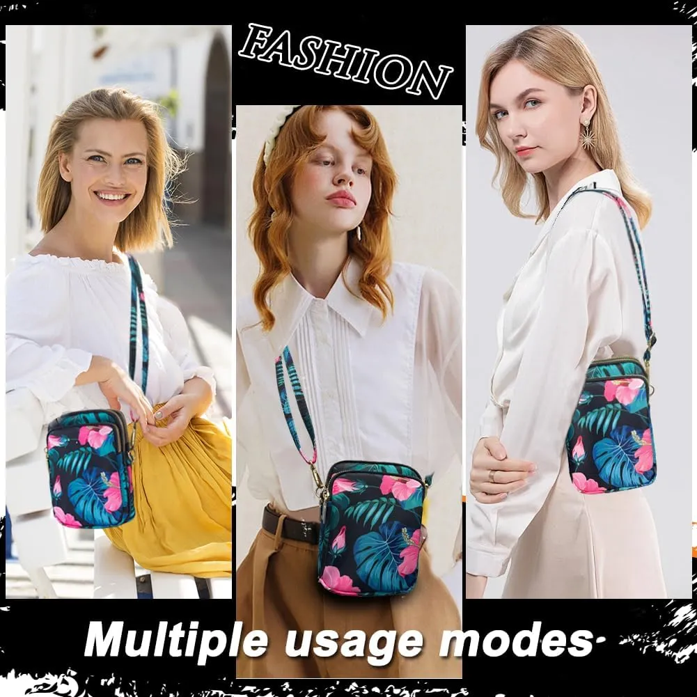 JANKS Small Crossbody Bag for Women Mini Cell Phone Bag Travel Pouch Wallet Purses Adjustable Over Shoulder Strap