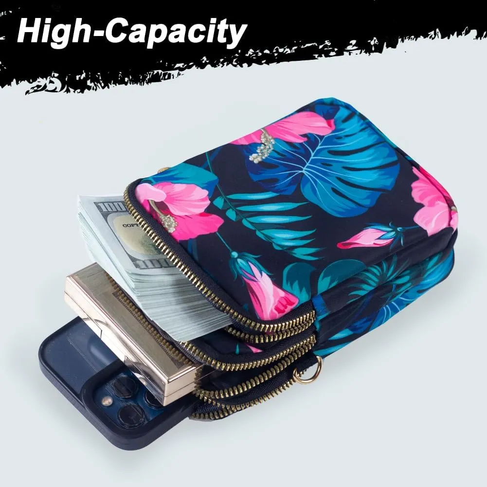 JANKS Small Crossbody Bag for Women Mini Cell Phone Bag Travel Pouch Wallet Purses Adjustable Over Shoulder Strap