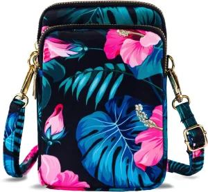 JANKS Small Crossbody Bag for Women Mini Cell Phone Bag Travel Pouch Wallet Purses Adjustable Over Shoulder Strap
