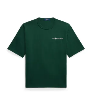 Men's Relaxed Fit Logo Jersey T-Shirt Moss Agate