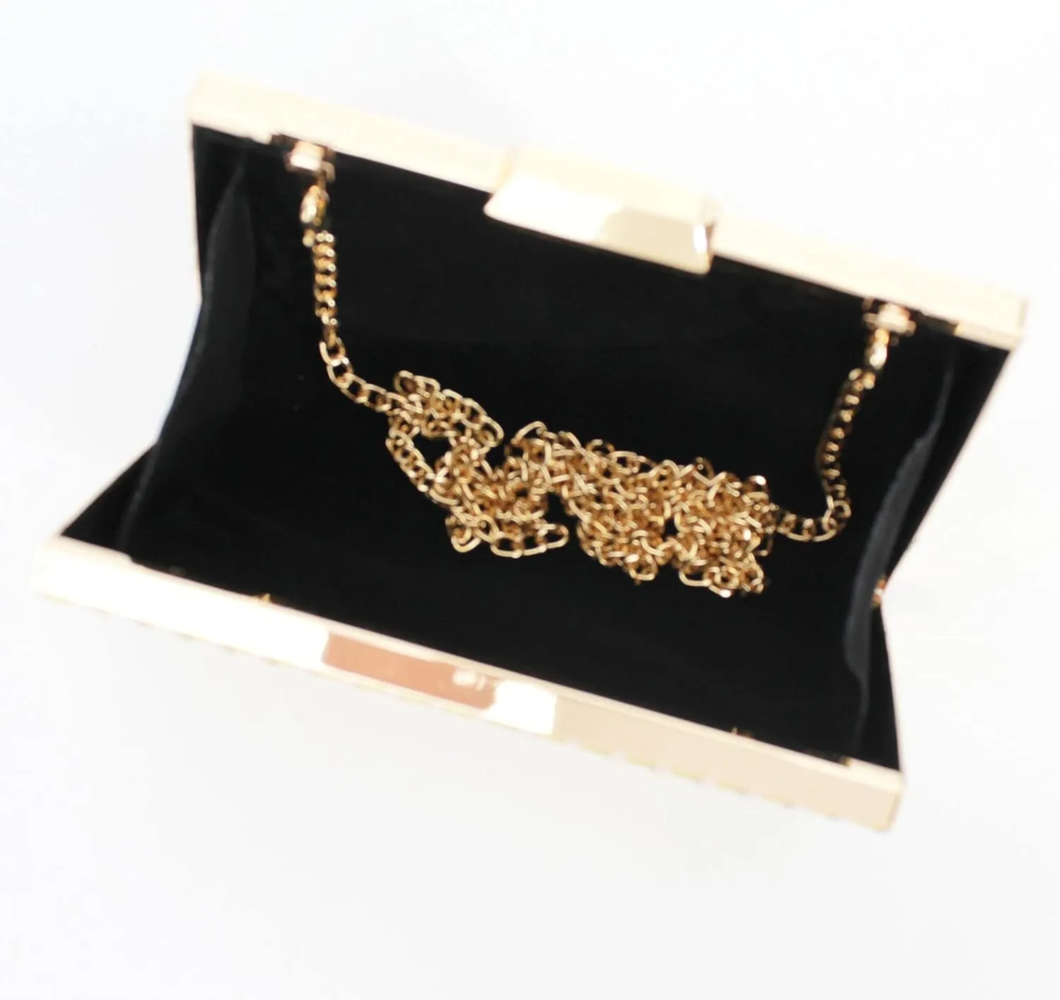 Mini Chain Shoulder Bags for Women Crossbody Bag Purse Women Metal Box Clutch Diamond Evening Handbag