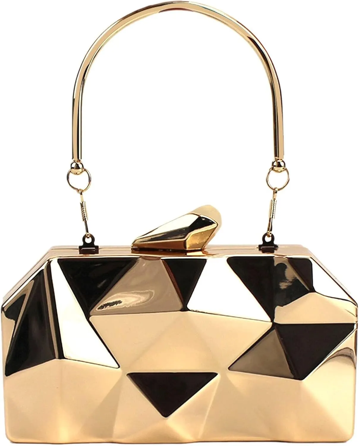 Mini Chain Shoulder Bags for Women Crossbody Bag Purse Women Metal Box Clutch Diamond Evening Handbag