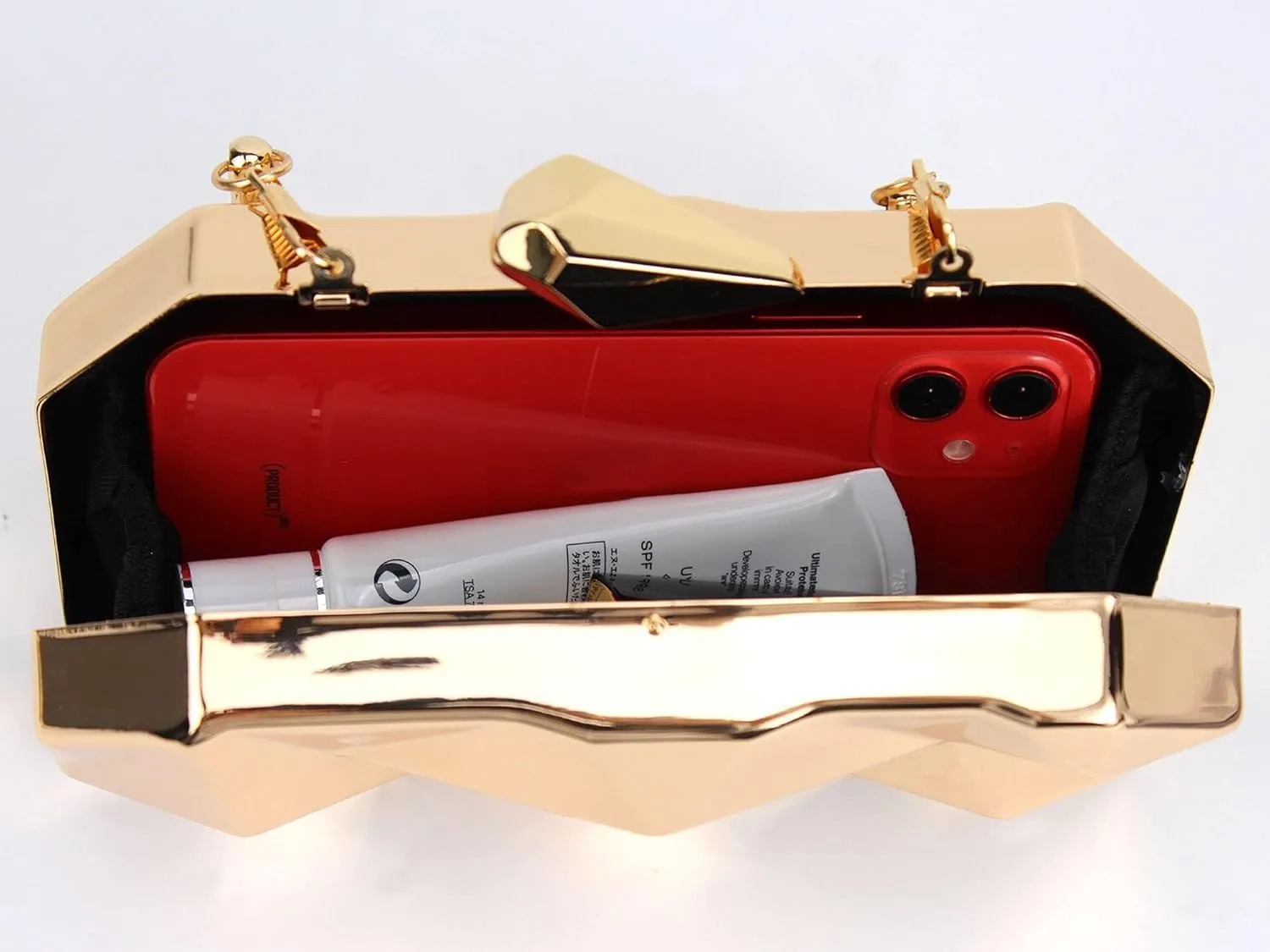 Mini Chain Shoulder Bags for Women Crossbody Bag Purse Women Metal Box Clutch Diamond Evening Handbag