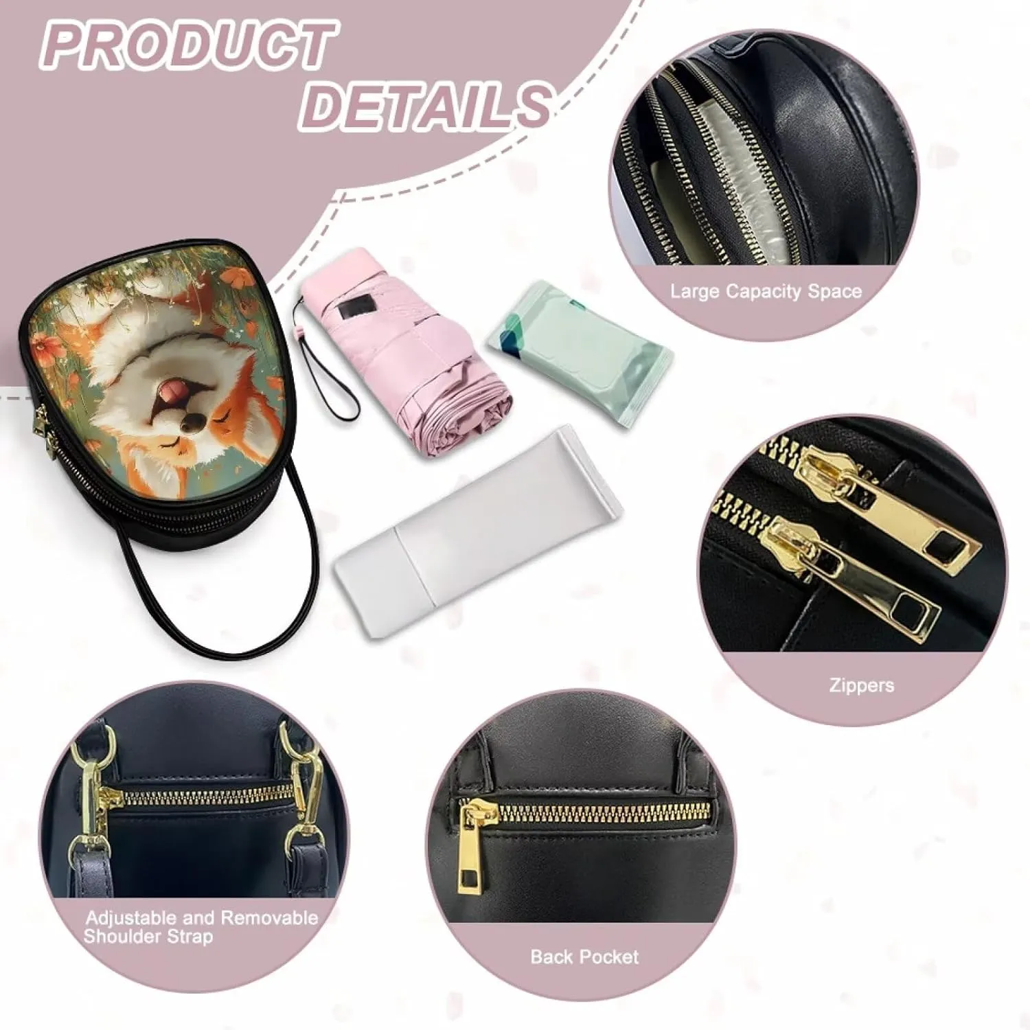 Mini Crossbody Bags with Adjustable Strap for Women Travel Outdoor
