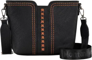Montana West MINI Crossbody Bags for Women Cross Body Purses Shoulder Handbags with Wide Guitar Strap