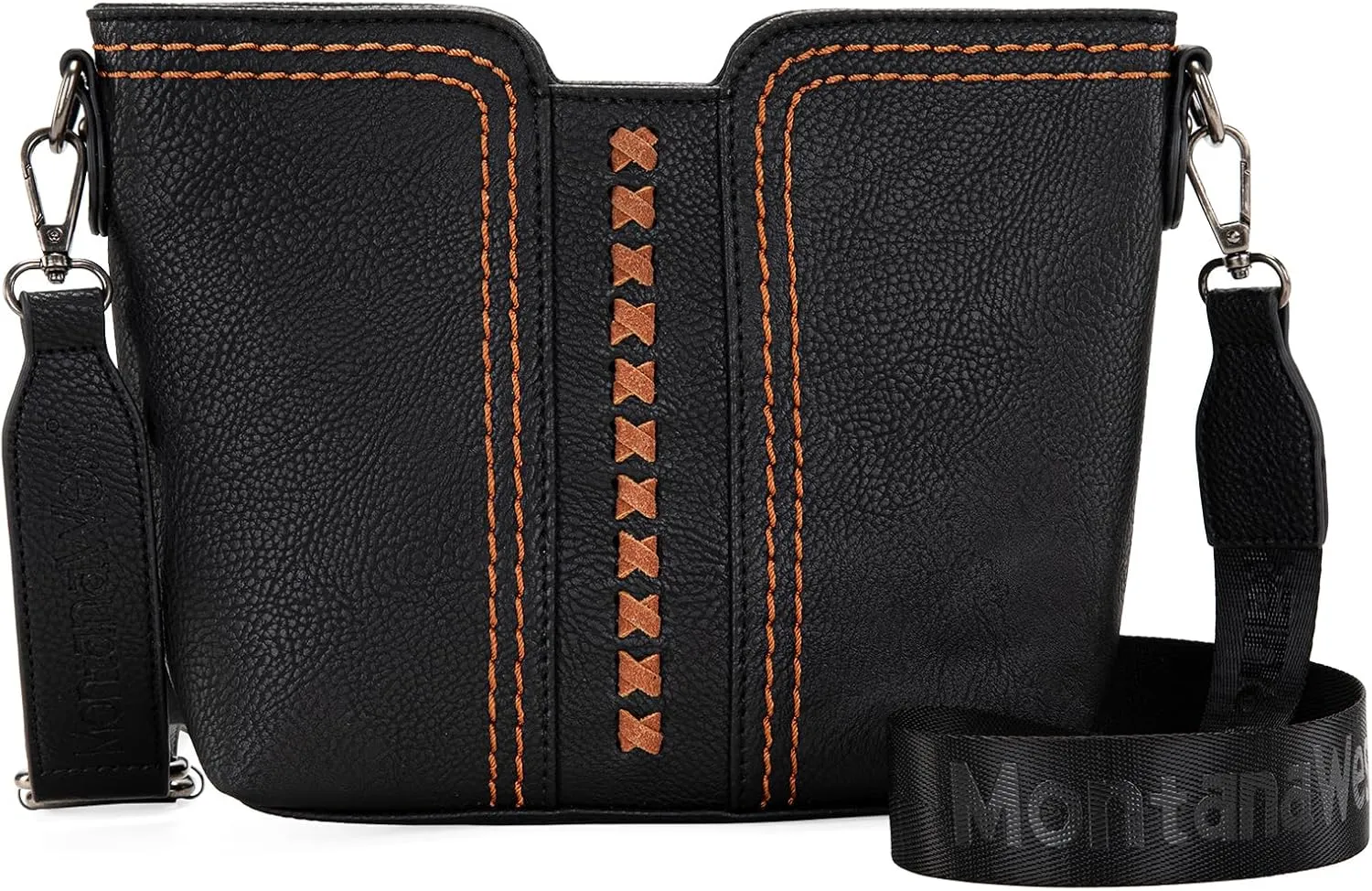 Montana West MINI Crossbody Bags for Women Cross Body Purses Shoulder Handbags with Wide Guitar Strap