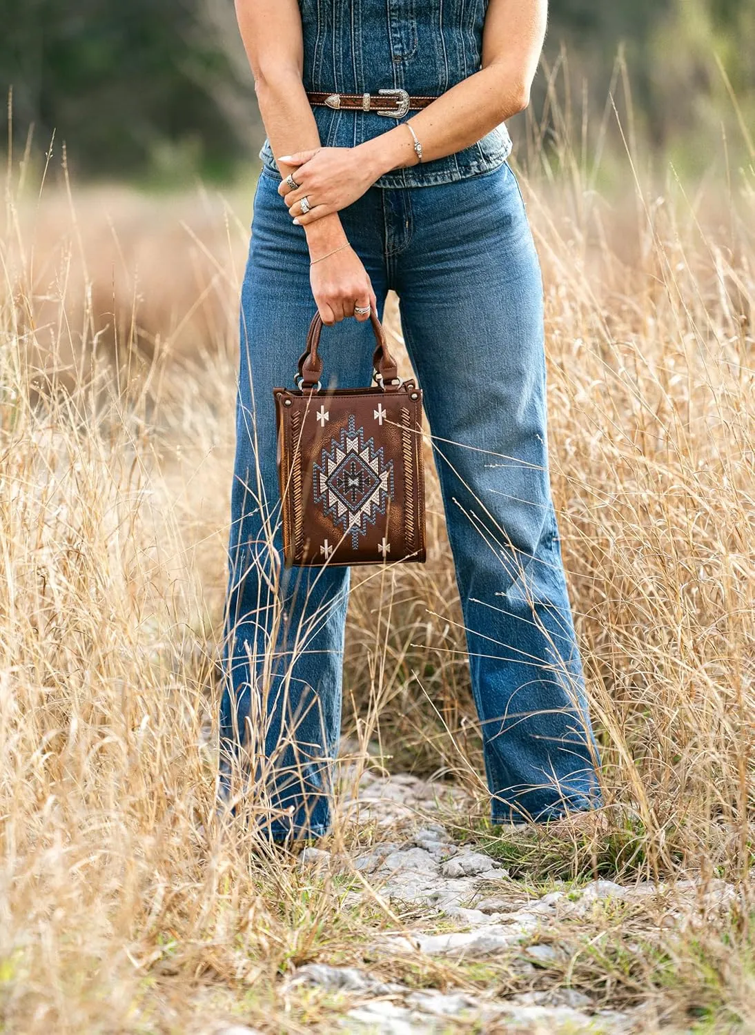 Montana West Western Women's Crossbody Handbag Ladies Small Crossbody Bags for Women Designer Top Handle Handbags