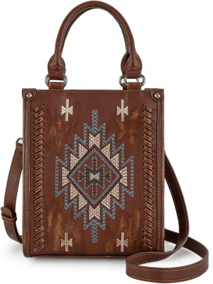 Montana West Western Women's Crossbody Handbag Ladies Small Crossbody Bags for Women Designer Top Handle Handbags