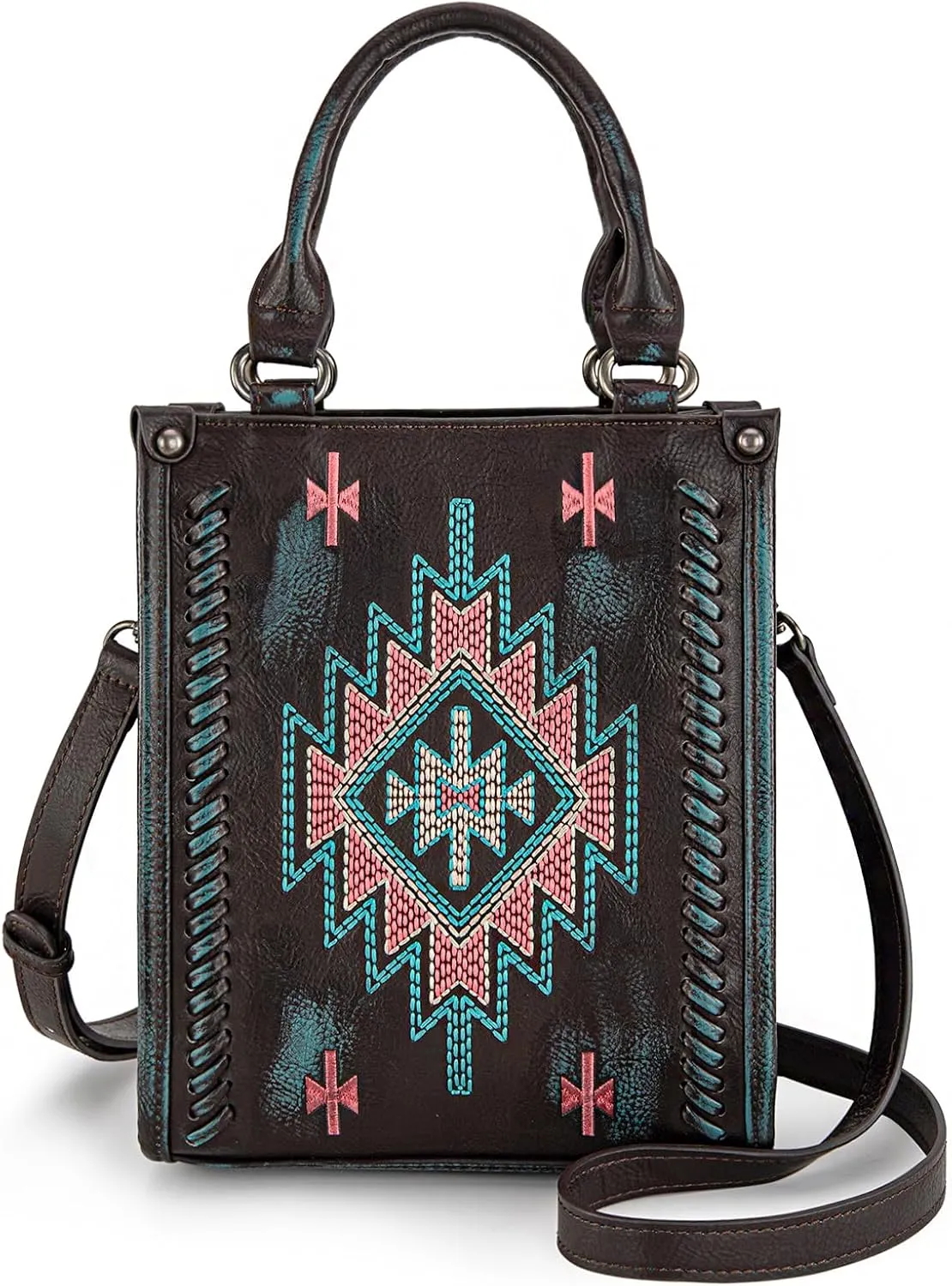 Montana West Western Women's Crossbody Handbag Ladies Small Crossbody Bags for Women Designer Top Handle Handbags
