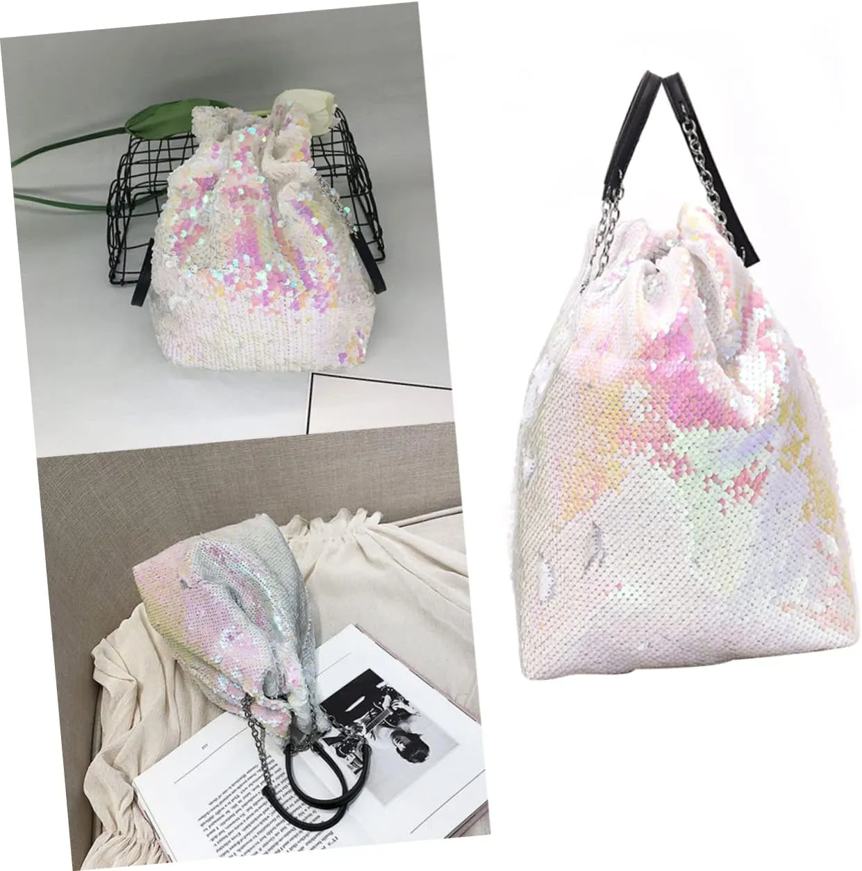 Over The Shoulder Purses for Women Bucket Bags for Women Shoulder Tote Bag for Women Drawstring Women