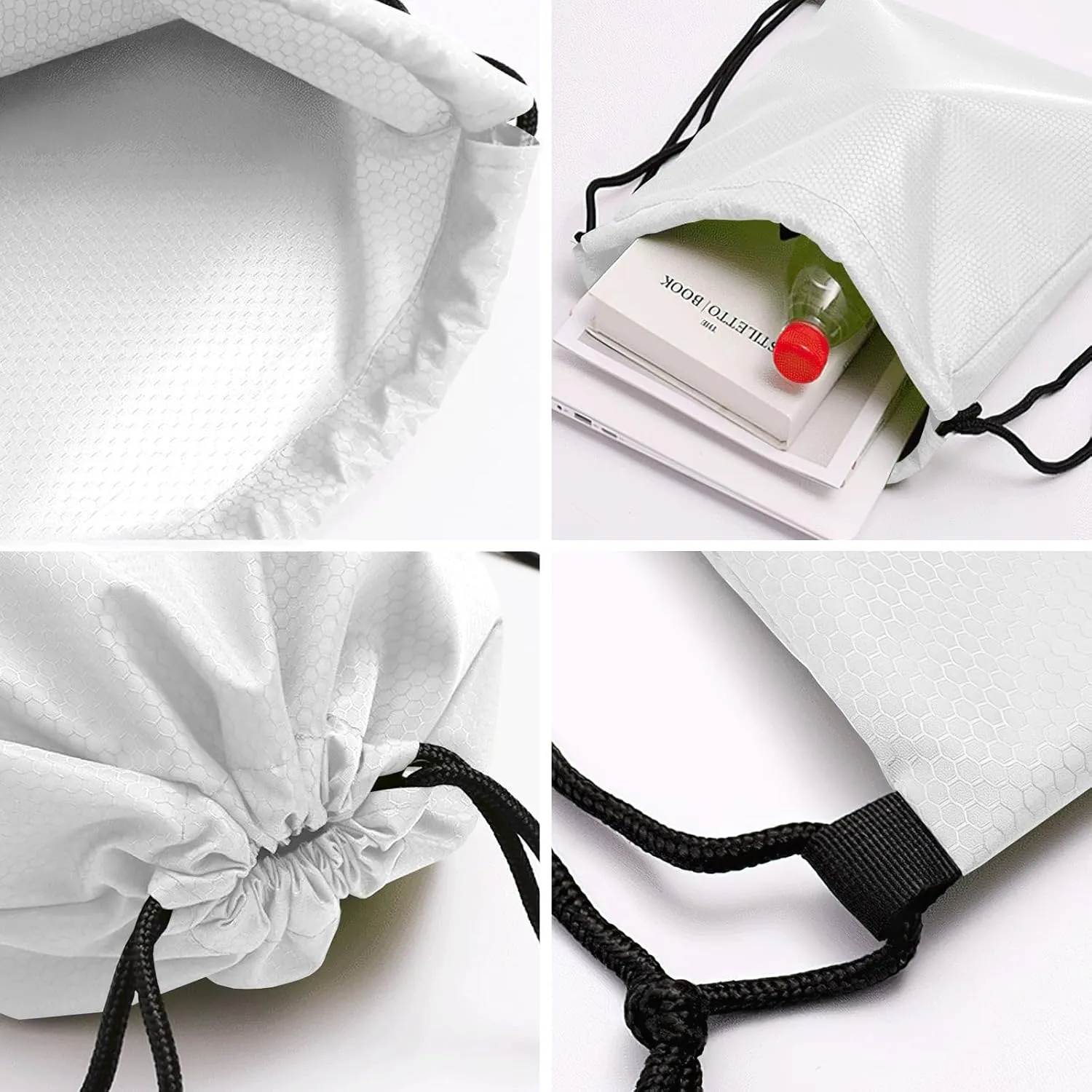 Personalized Drawstring Backpacks Custom Name Fire Baseball Multifunctional Bag for Adult Daily Use Camping Outdoor