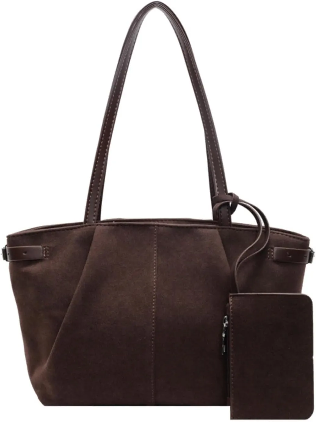 Retro large-capacity tote bag women's going out portable commuter bag student class shoulder bag