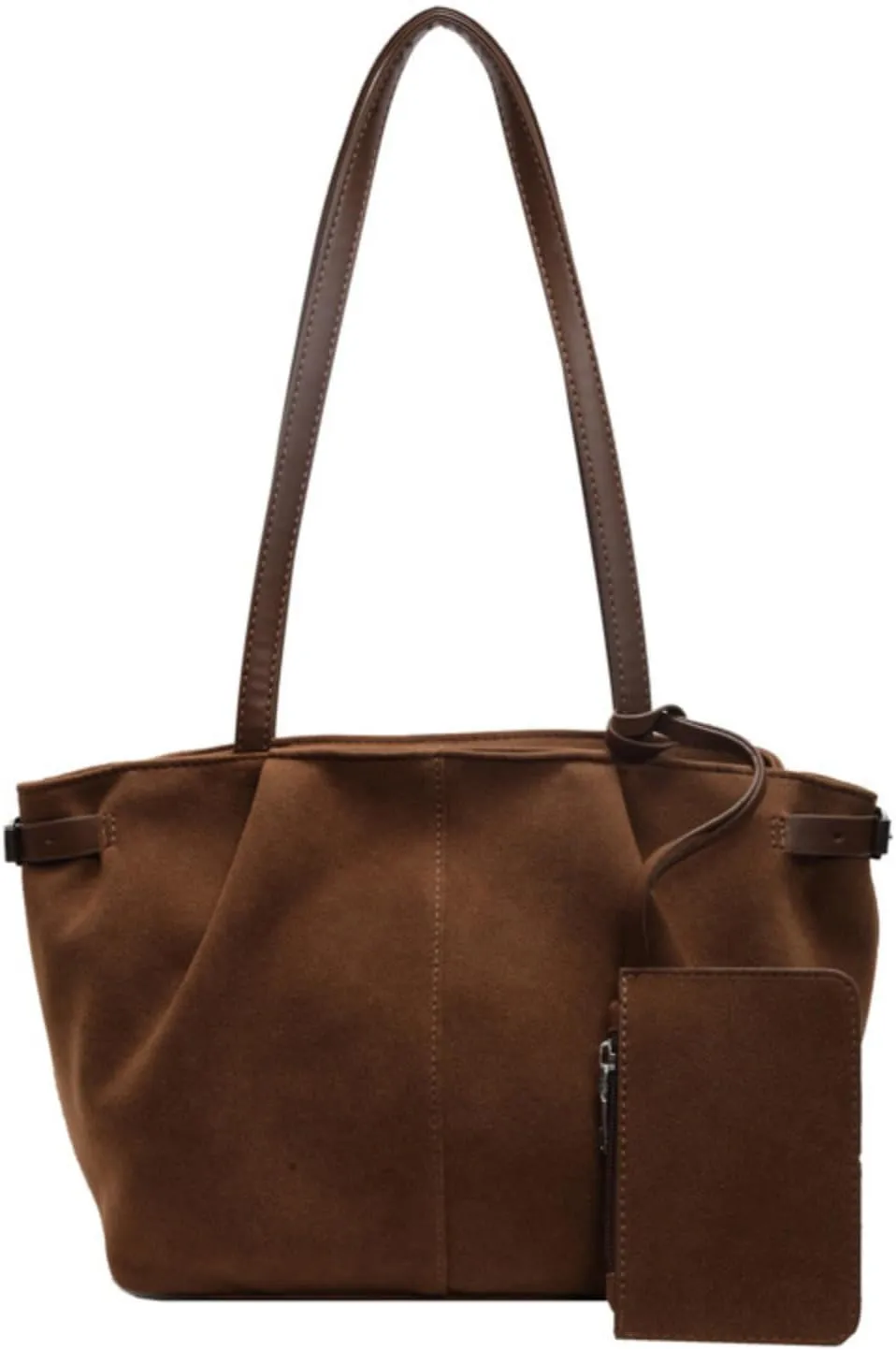 Retro large-capacity tote bag women's going out portable commuter bag student class shoulder bag