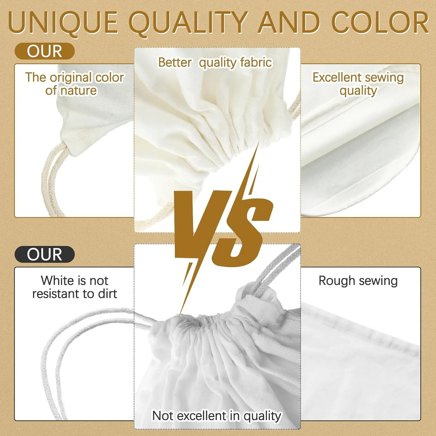 Saintrygo Tie Dye Cotton Drawstring Bags Sublimation Blank Backpack White Canvas Drawstring Bags DIY Items for Party Favors