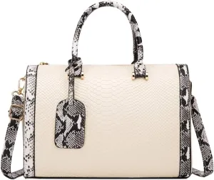 Shoulder Bag for WomenLarge Chain Crossbody Bags Bucket Tote Purse Womens Fashion Snakeskin Hobo