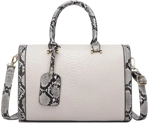 Shoulder Bag for WomenLarge Chain Crossbody Bags Bucket Tote Purse Womens Fashion Snakeskin Hobo