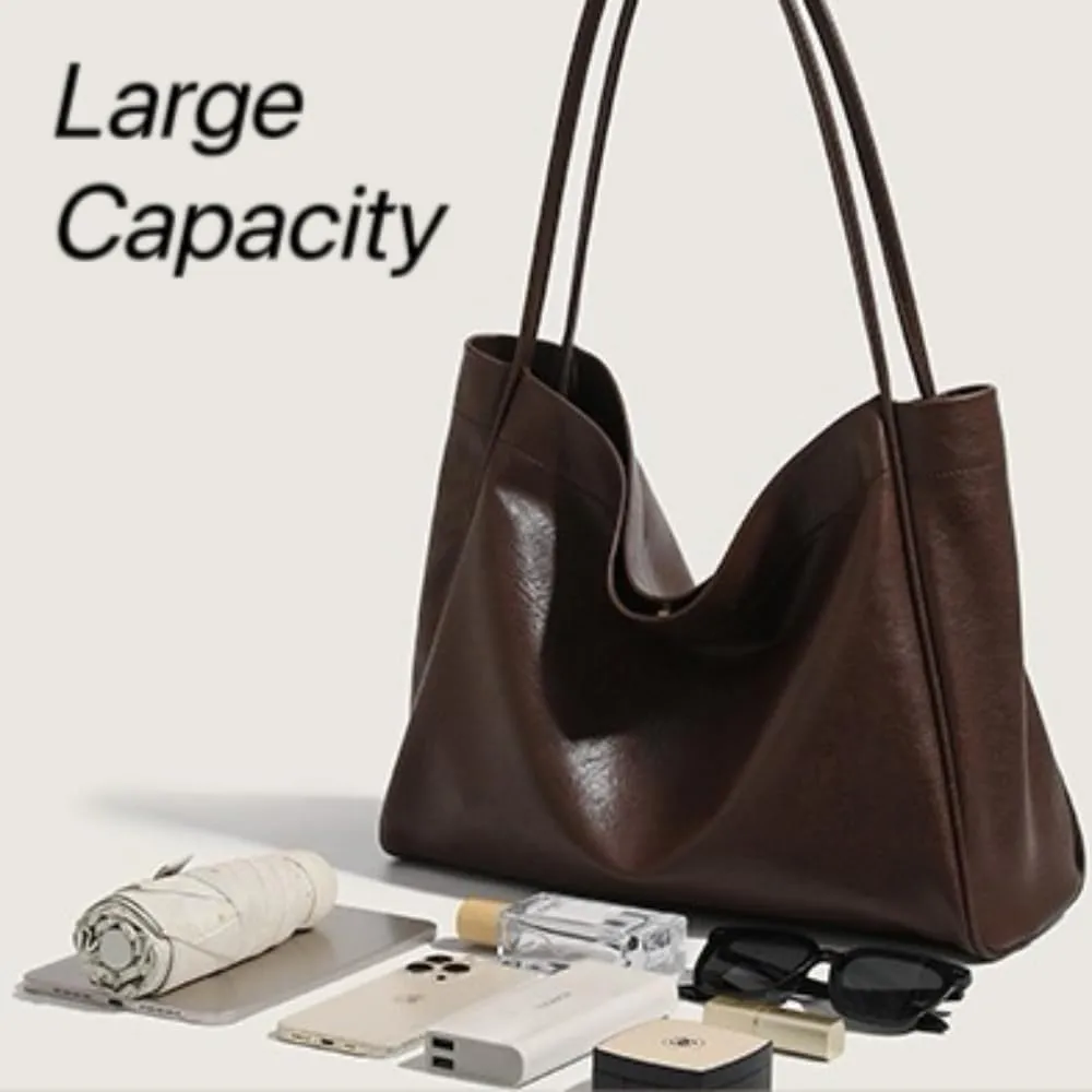Shoulder Bags for Women Large PU Leather Tote Work Bag Hobo Handbag For Women Travel Purse