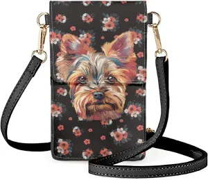 Small Leather Crossbody Bags for Women Cell Phone Purse Wallet Leather Shoulder Handbags With Shoulder Strap