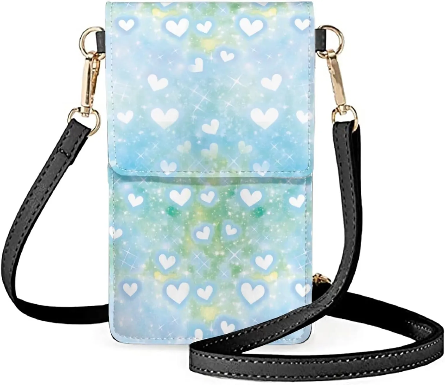 Small Leather Crossbody Bags for Women Cell Phone Purse Wallet Leather Shoulder Handbags With Shoulder Strap