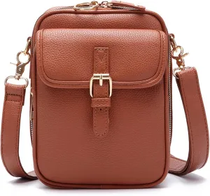 Successivei Crossbody Leather Bag, Collaboraten1 Crossbody Leather BagVintage Double Layer Large Capacity Mini Crossbody Bags