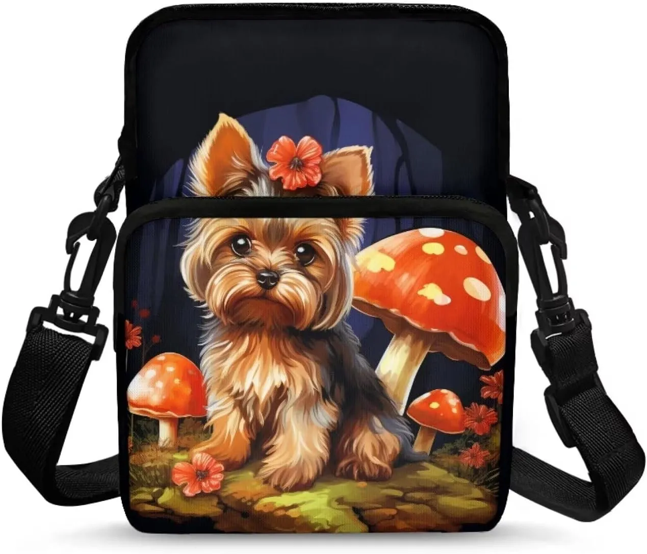 WELLFLYHOM Small Crossbody Bag for Men Women Phone Purse Over Shoulder Handbag Messenger Pouch