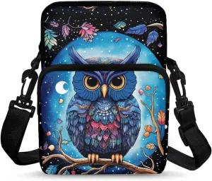 WELLFLYHOM Small Crossbody Purse Women Phone Bag Messenger Pouch Canvas SHoulder Handbag