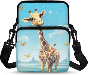 WELLFLYHOM Small Crossbody Purse Women Phone Bag Messenger Pouch Canvas SHoulder Handbag