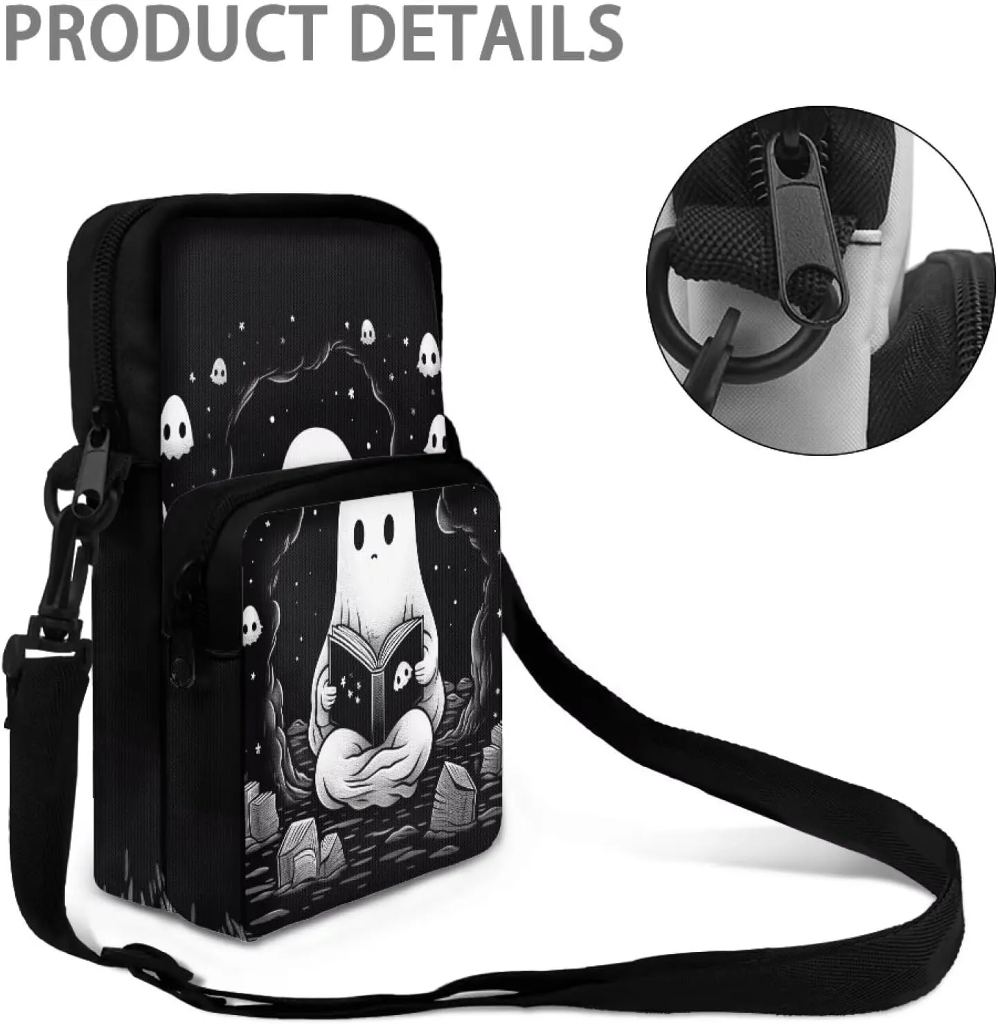 WELLFLYHOM Small Crossbody Purse Women Phone Bag Messenger Pouch Canvas SHoulder Handbag